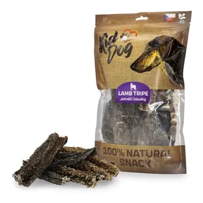 KIDDOG 100% Natural Snack, jagnięca wątroba, 12 cm / 300 g
